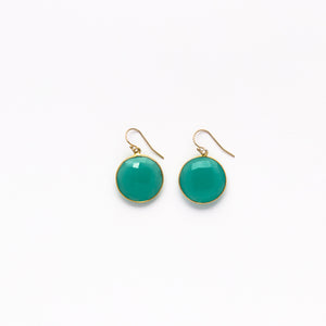 Lhamo - Round Drop Earrings