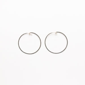 Jessica Decarlo - Medium Hammered Hoops