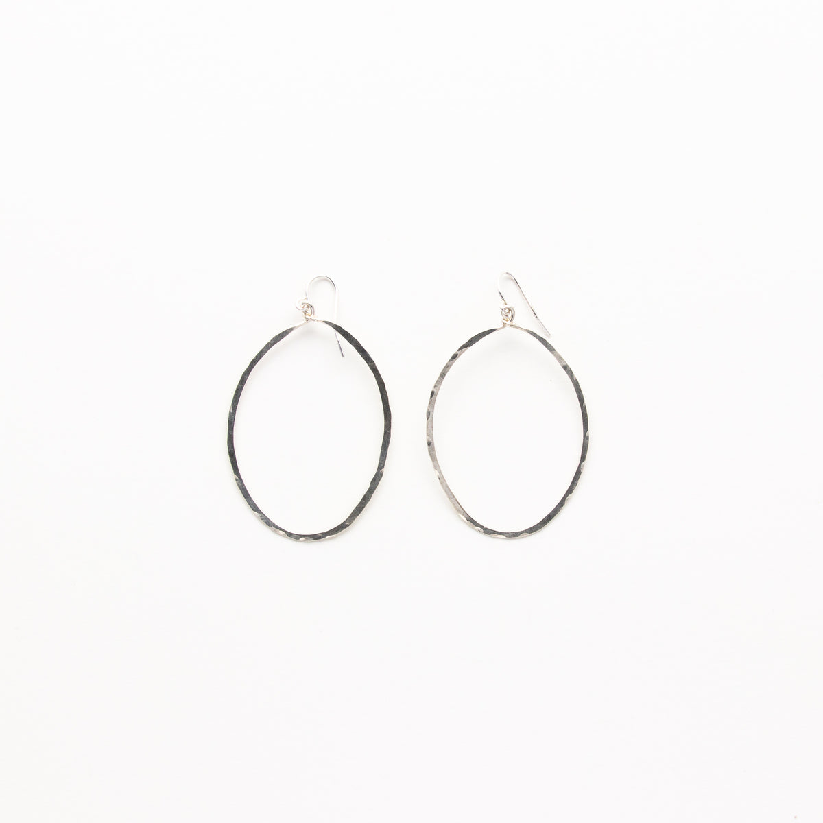 Hammered Full Tear Earrings