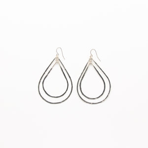 NSC - Hammered Multi Teardrop Earrings