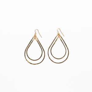 NSC - Hammered Multi Teardrop Earrings