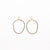 NSC - Hammered Pear Shaped Earrings