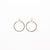 NSC - Hammered Circle Earrings