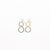 NSC - Hammered Double Circle Earrings