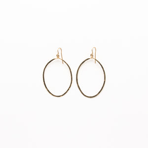 NSC - Hammered Full Tear Earrings