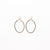 NSC - Hammered Full Tear Earrings