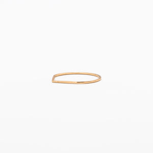Mute Object - Plain Skinny Pointed Ring