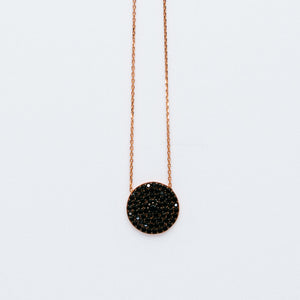 NSC - Large Pave Round Necklace