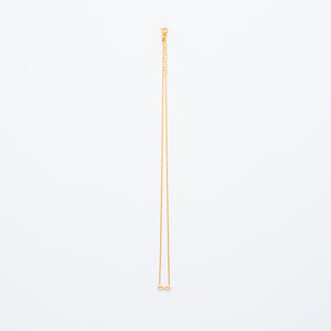 NSC - Infinity with CZ Necklace in Gold Plated