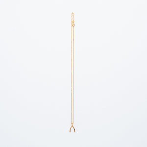 NSC - Wishbone Necklace in Gold Plated