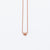 NSC - Dragonfly with CZ Necklace in Rose Gold Plated