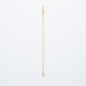 NSC - Anchor CZ Necklace in Gold Plated