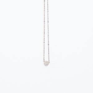 NSC - Mini Pave Round Necklace