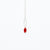 Mashka - Carnelian drop in sterling silver