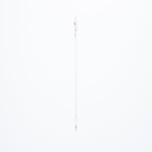 Mashka - Prehnite drop in sterling silver