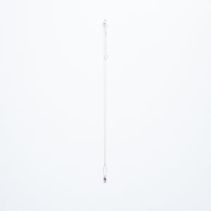 Mashka - Iolite drop in sterling silver