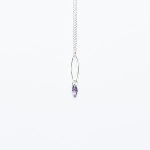 Mashka - Iolite drop in sterling silver