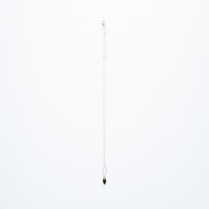 Mashka - Pyrite drop in sterling silver