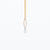 Mashka - Pale Blue Chalcedony drop in gold vermeil