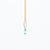 Mashka - Blue Topaz drop in gold vermeil