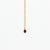 Lhamo - Mini Garnet Teardrop Necklace
