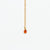 Lhamo - Mini Carnelian Teardrop Necklace