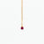 Lhamo - Mini Ruby Teardrop Necklace