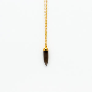 Lhamo - Smoky Quartz Spike Necklace