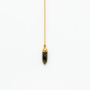 Lhamo - Labradorite Spike Necklace