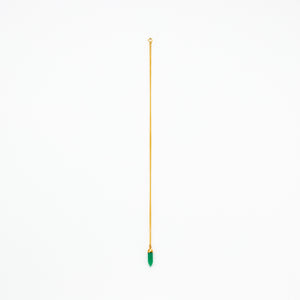 Lhamo - Chrysoprase Spike Necklace