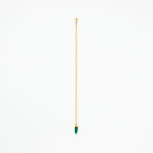 Lhamo - Green Onyx Spike Necklace