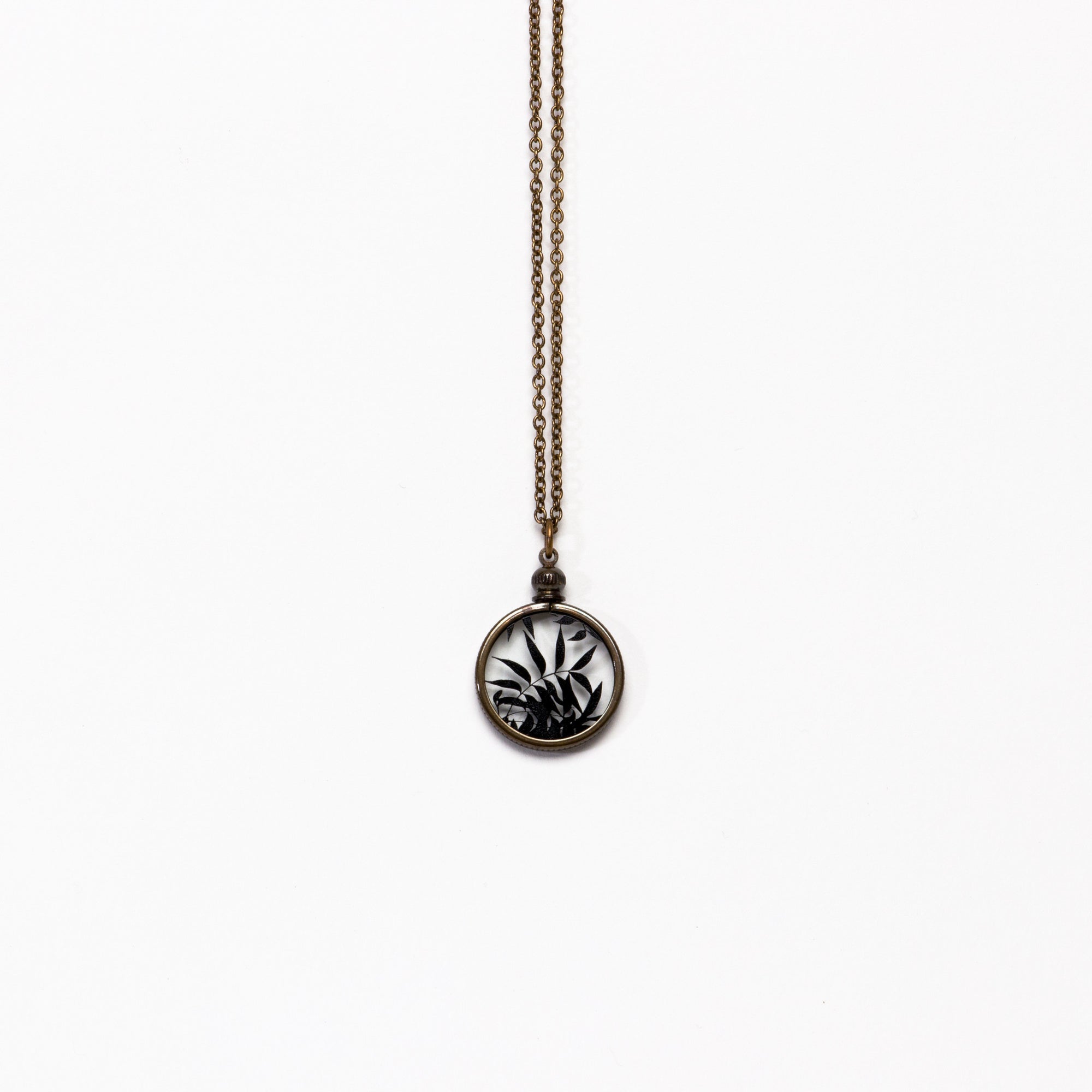 Ornamental Things - Barton Springs Trees Silhouette Necklace