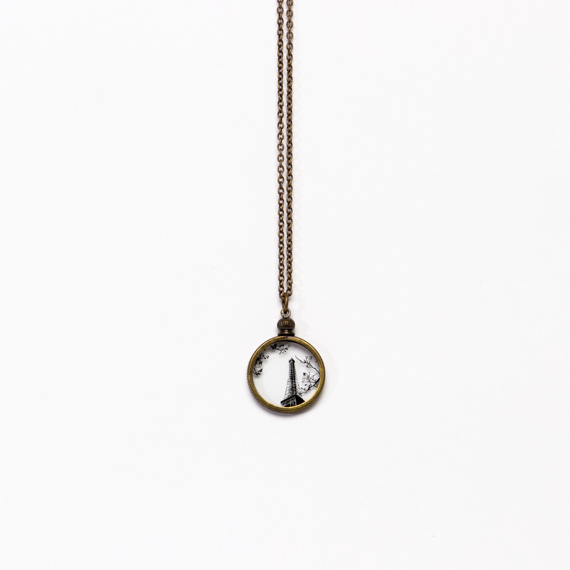 Ornamental Things - Eiffel Tower Silhouette Necklace