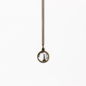 Ornamental Things - Eiffel Tower Silhouette Necklace