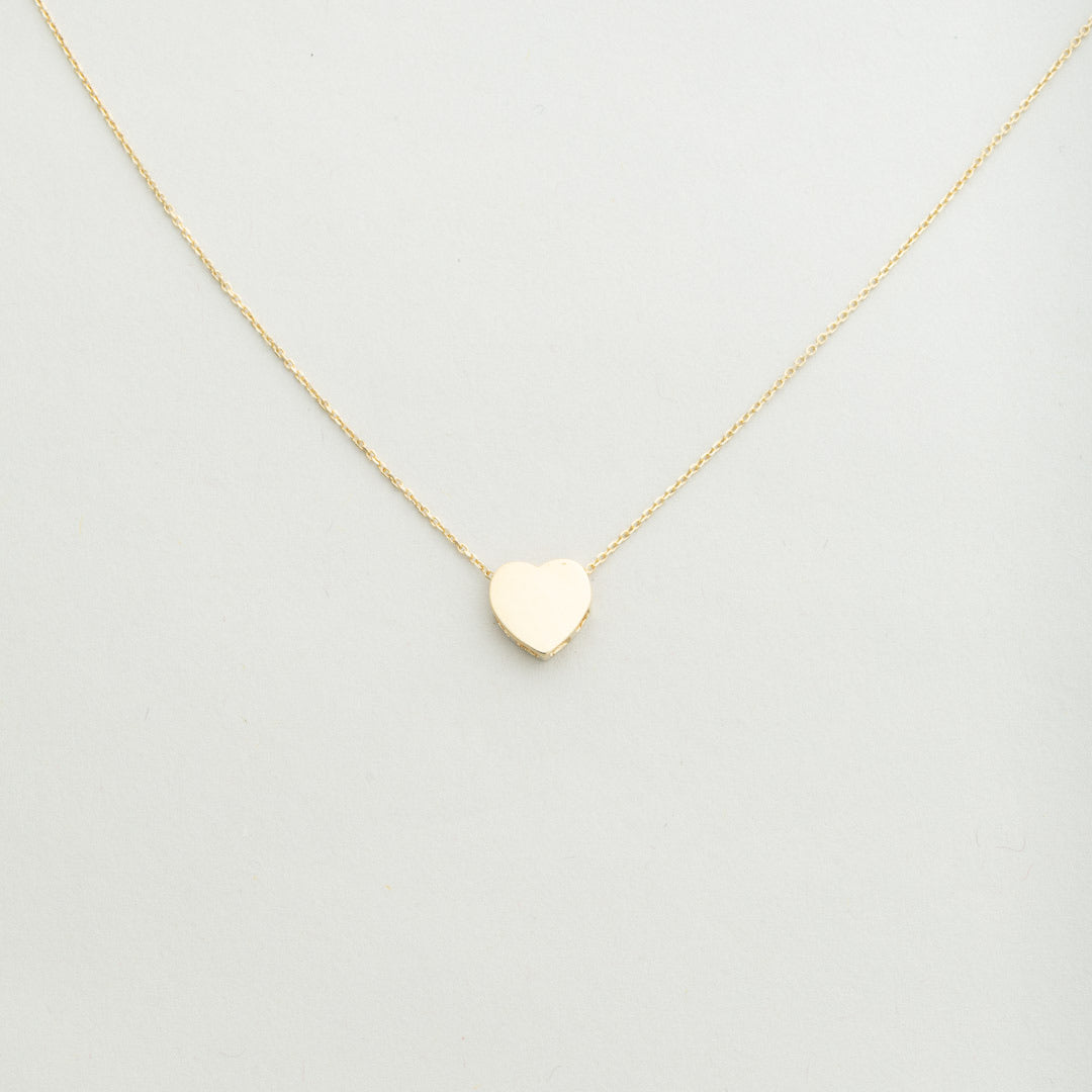 NFC - 14k heart necklace