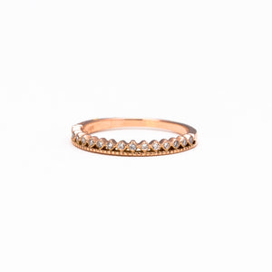 NFC - Double dot band ring