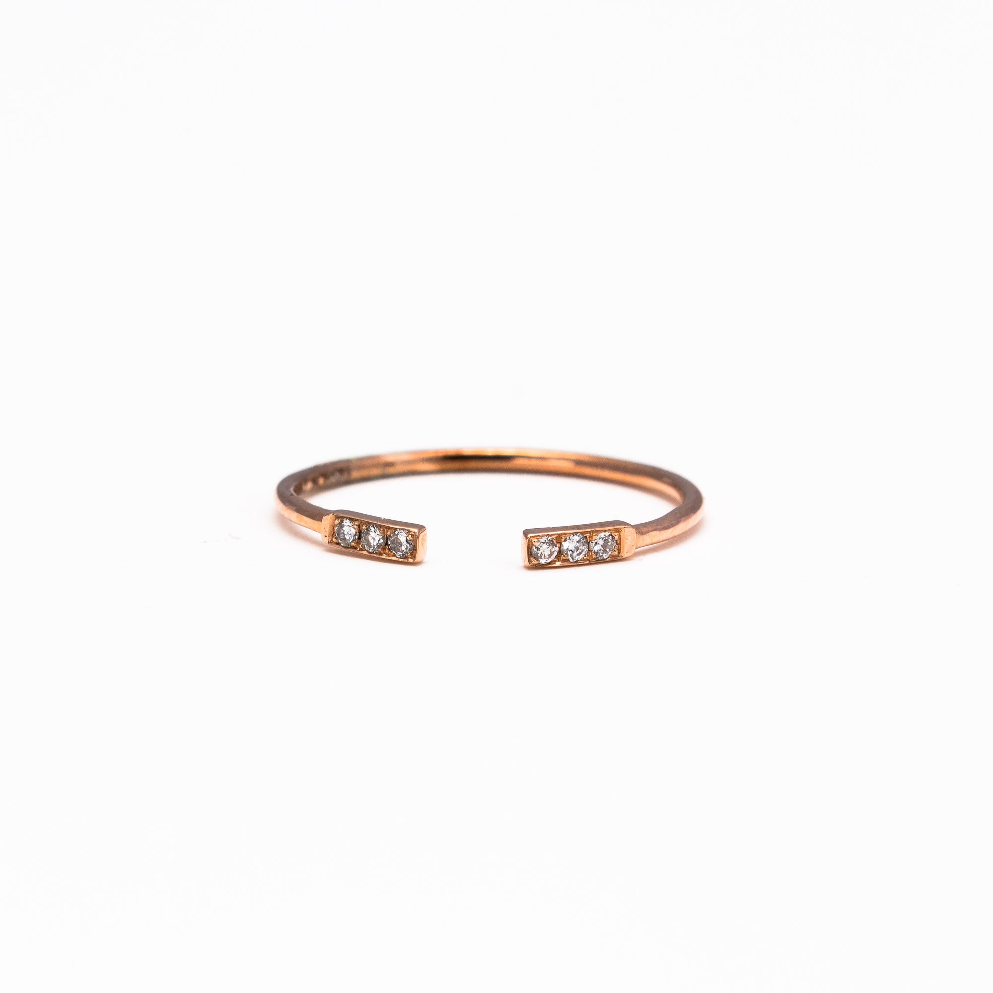 NFC - Double bar open ring