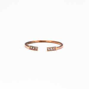 NFC - Double bar open ring