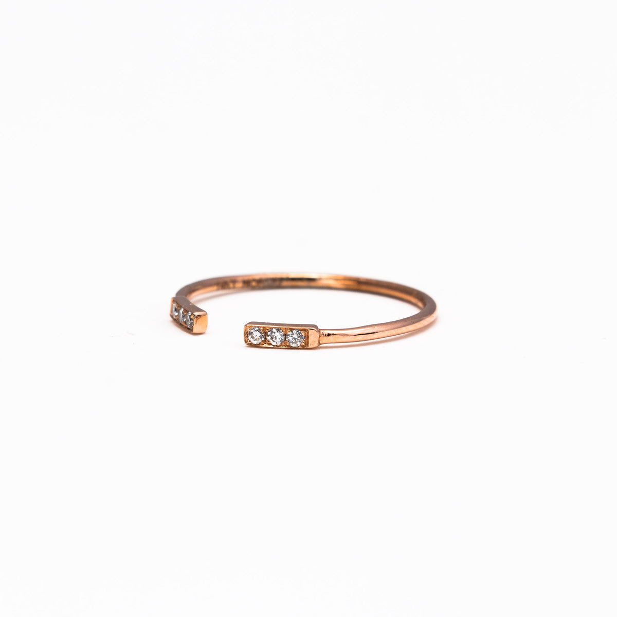 NFC - Double bar open ring