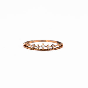 NFC - Dainty crown ring