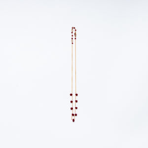 LINA - Ruby broilette necklace