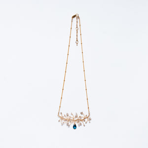 LINA - Labradorite branch necklace