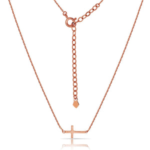 NFC - Mini Sideway cross necklace