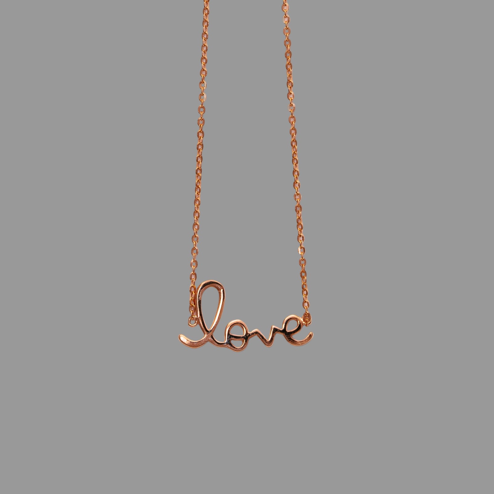 Scripted Love Necklace