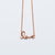 NSC - Scripted Love Necklace in Gold Plated