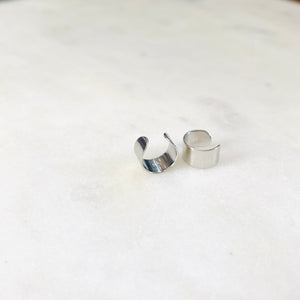 Nsc - plain silver ear cuff
