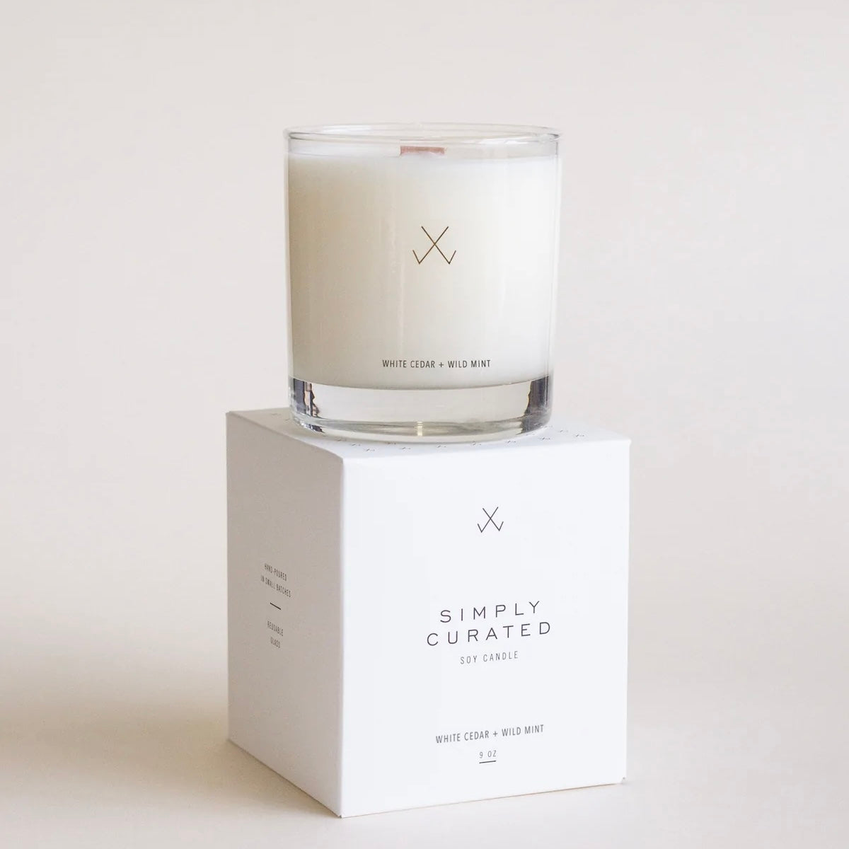 WHITE CEDAR + WILD MINT SOY CANDLE