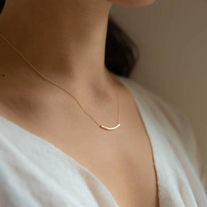 Carla Caruso curved tubular necklace