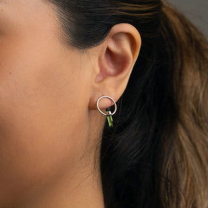 Jene' Despain - Satellite earrings in silver