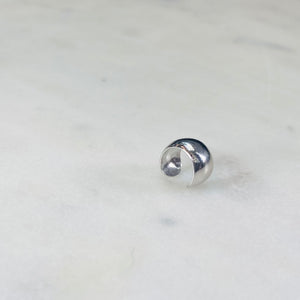 Nsc - curve plain silver ear cuff